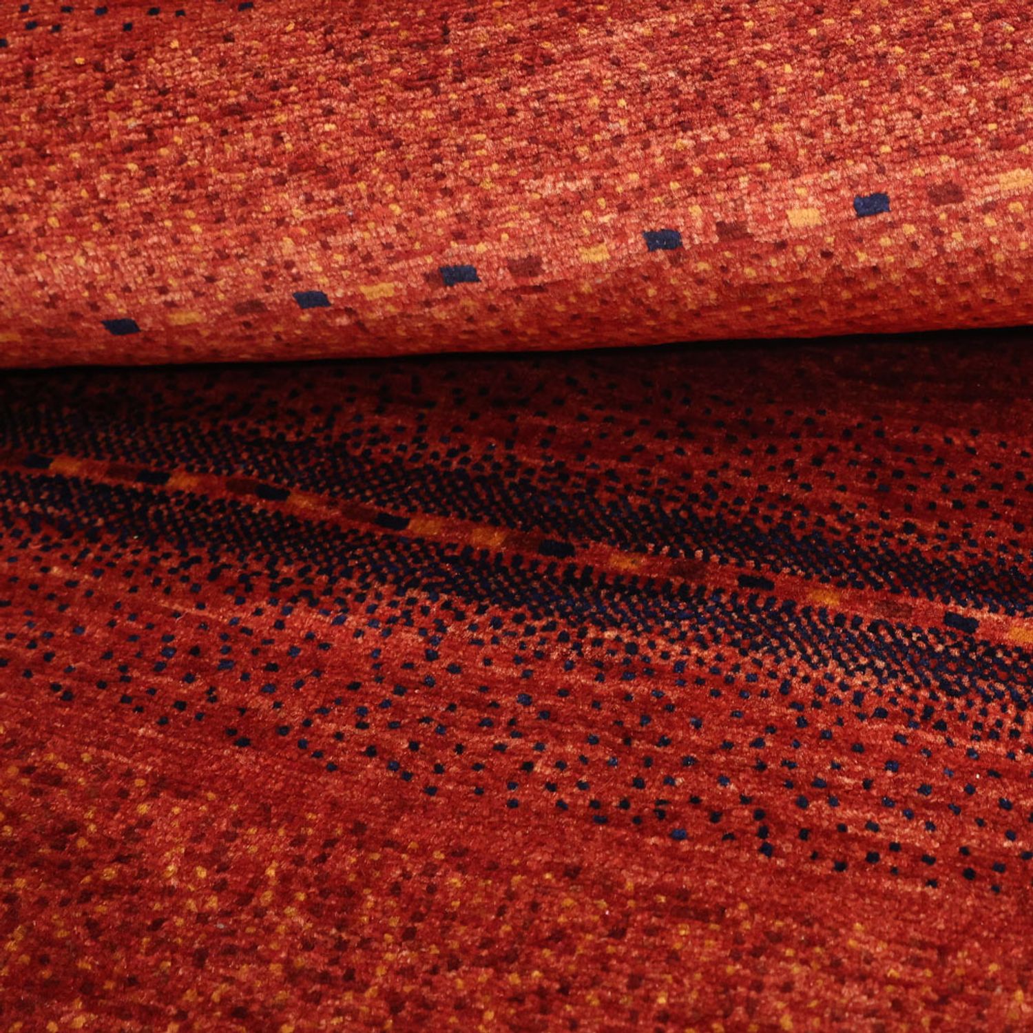 Alfombra Gabbeh - Persa Kashkuli cuadrado  - 116 x 102 cm - multicolor