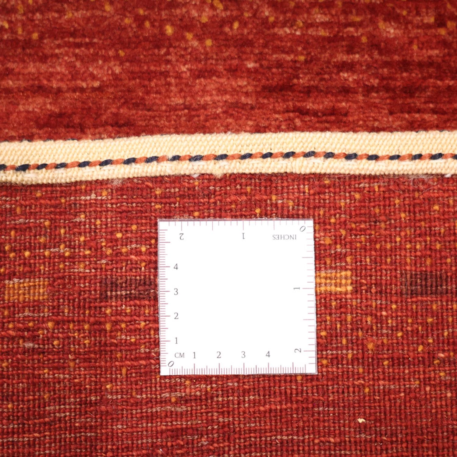 Alfombra Gabbeh - Persa Kashkuli cuadrado  - 112 x 102 cm - multicolor