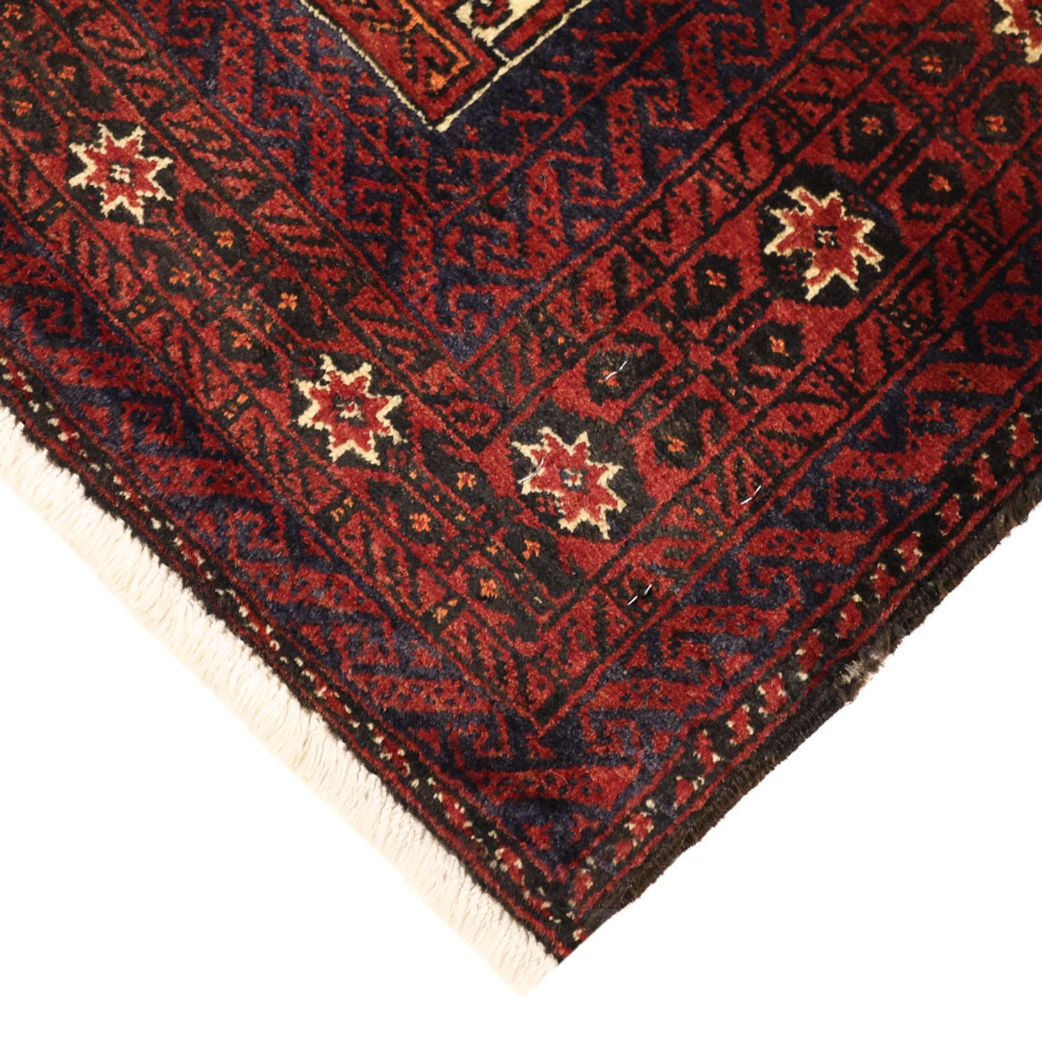 Baluch-tæppe - 192 x 105 cm - mørkerød