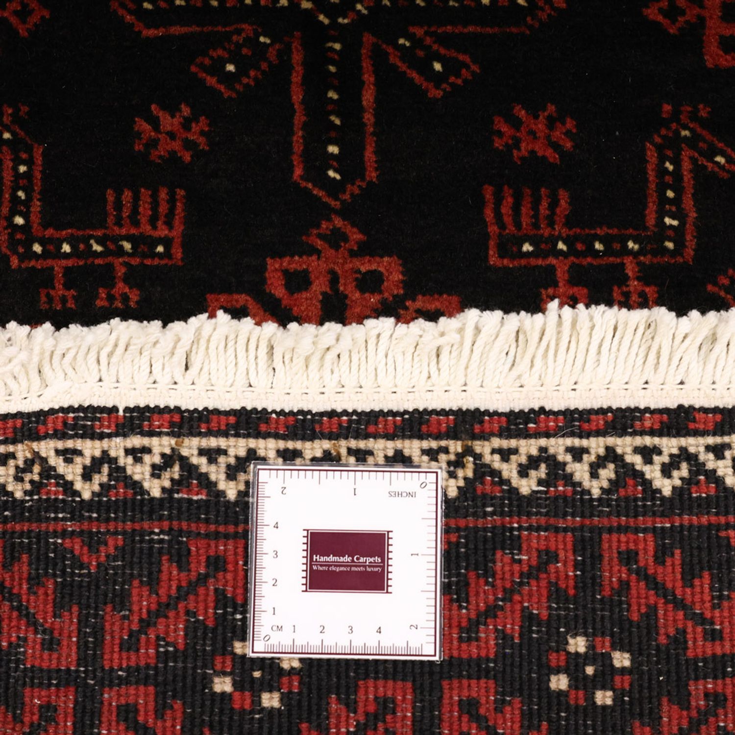 Runner Baluch-matta - 197 x 105 cm - mörkröd