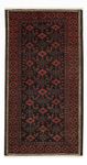 Runner Baluch-matta - 197 x 105 cm - mörkröd