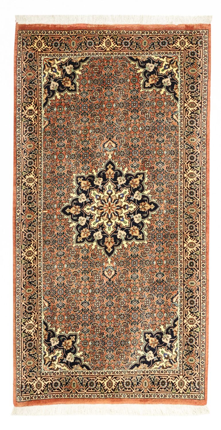 Persisk tæppe - Bijar - 133 x 73 cm - mørk beige