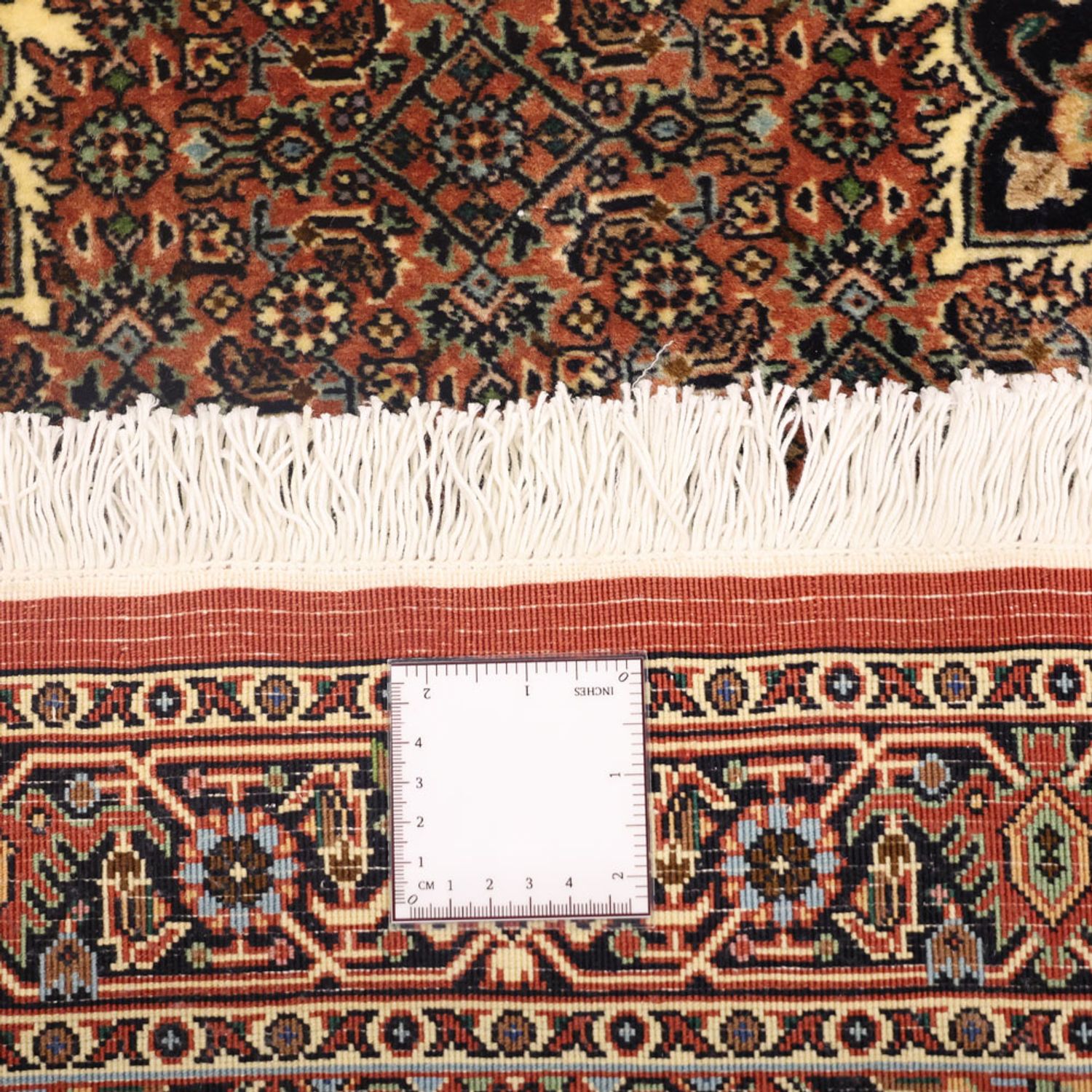 Persisk tæppe - Bijar - 133 x 73 cm - mørk beige