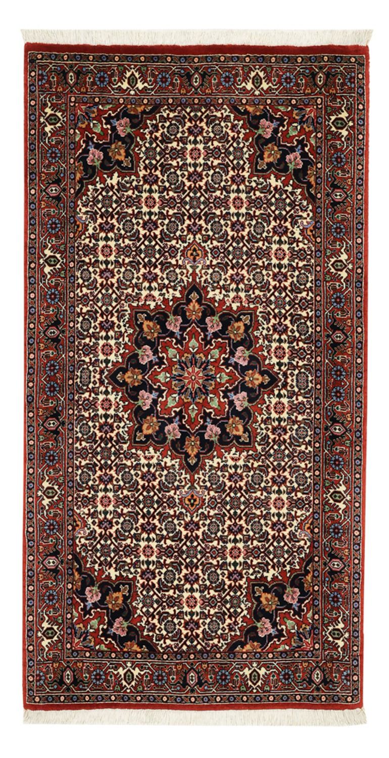 Persisk tæppe - Bijar - 137 x 72 cm - mørk beige