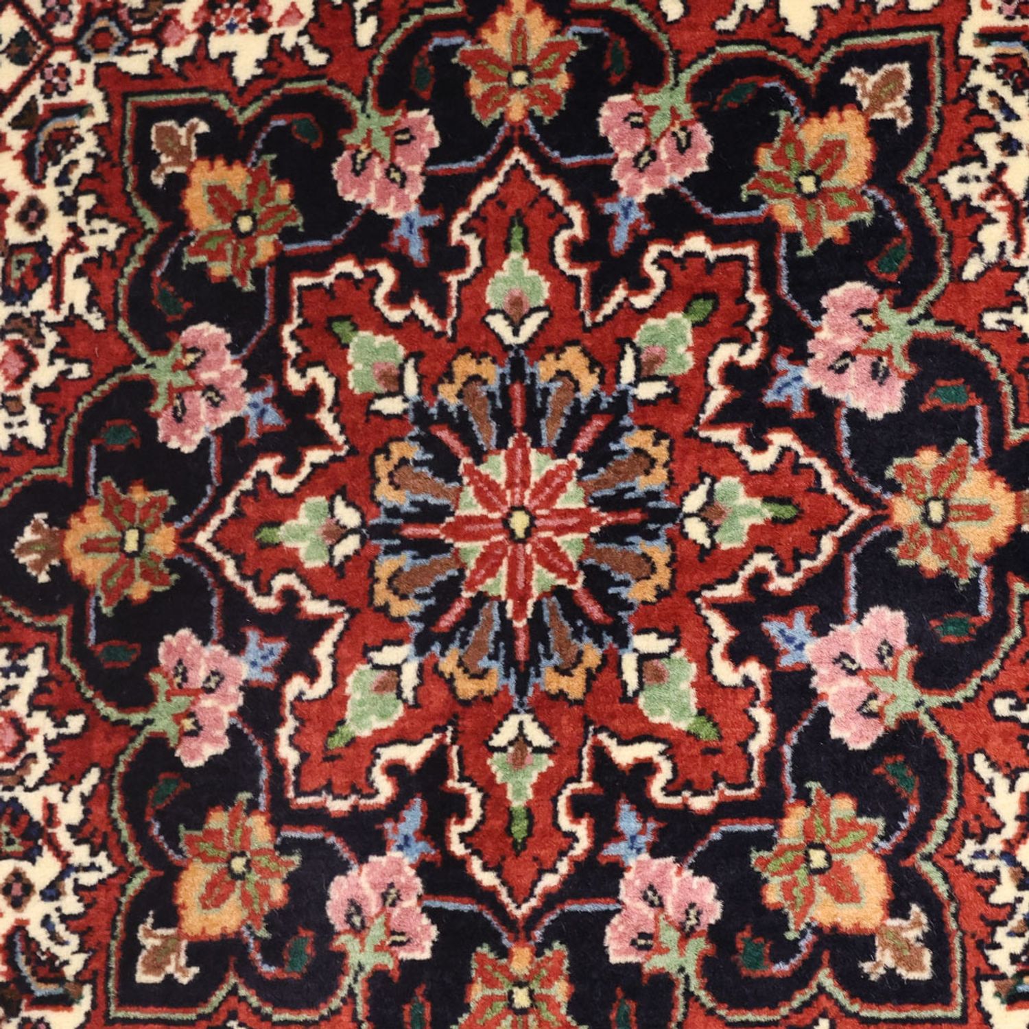 Persisk tæppe - Bijar - 137 x 72 cm - mørk beige