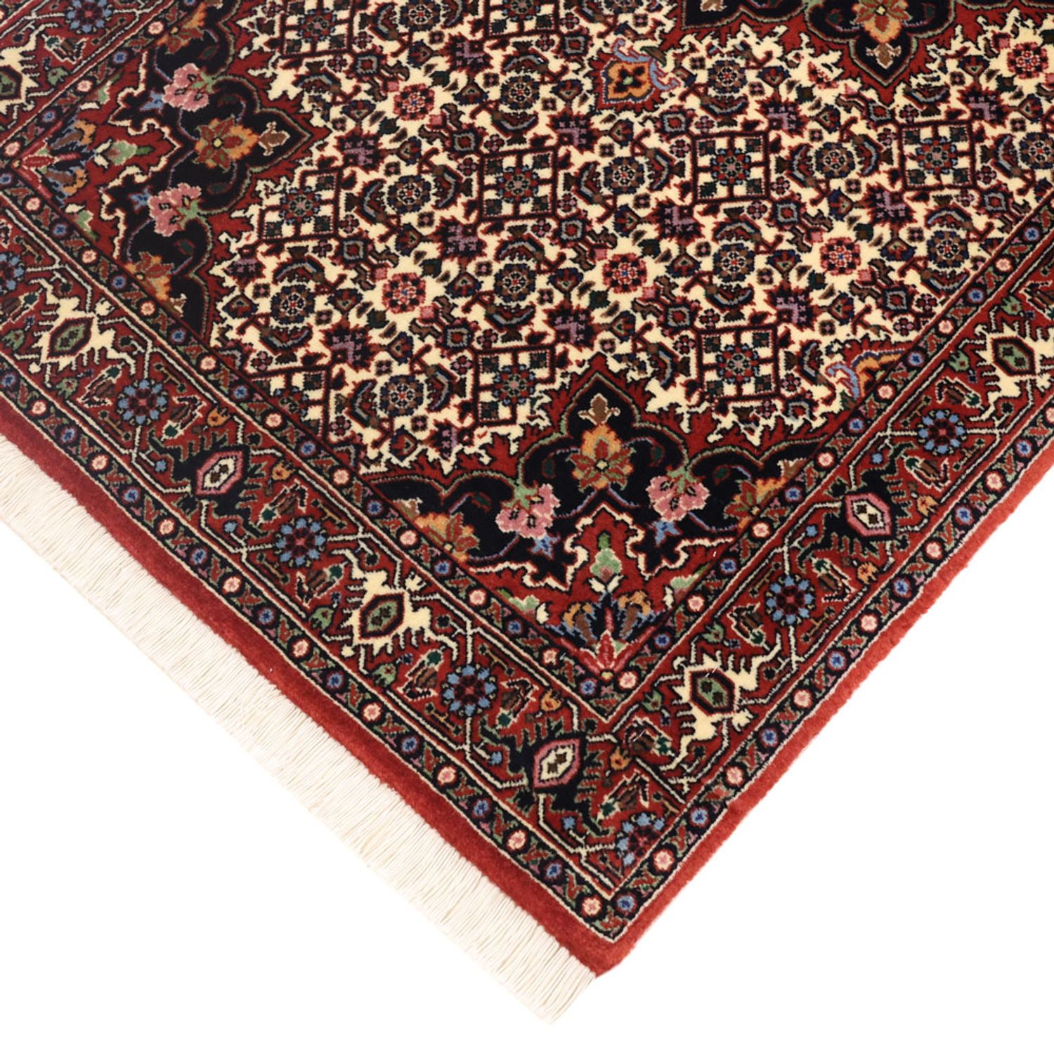 Persisk tæppe - Bijar - 137 x 72 cm - mørk beige