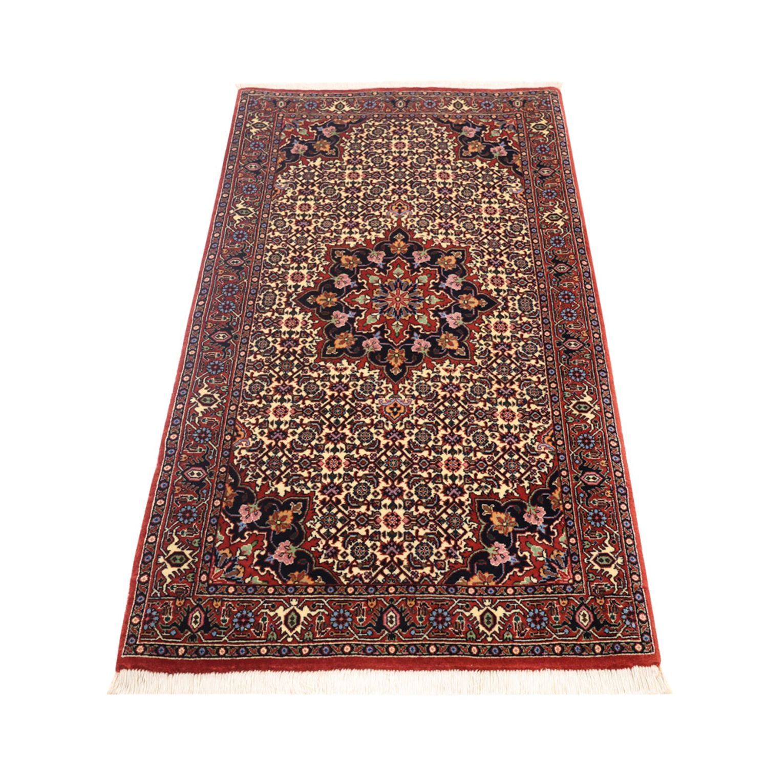 Persisk tæppe - Bijar - 137 x 72 cm - mørk beige