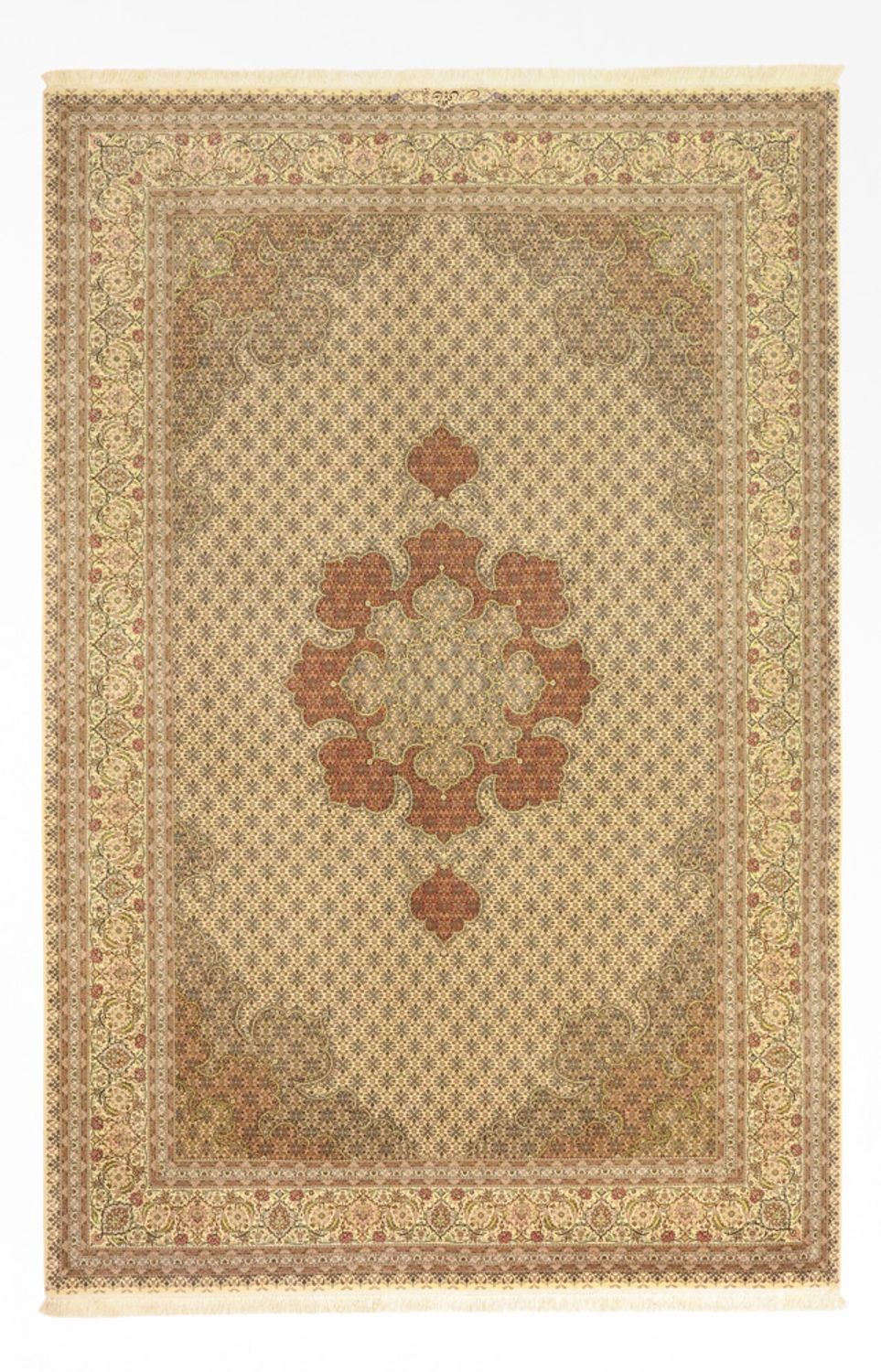 Dywan perski - Tabriz - 300 x 201 cm - jasny beż