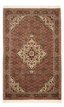 Persisk tæppe - Bijar - 141 x 89 cm - mørk beige