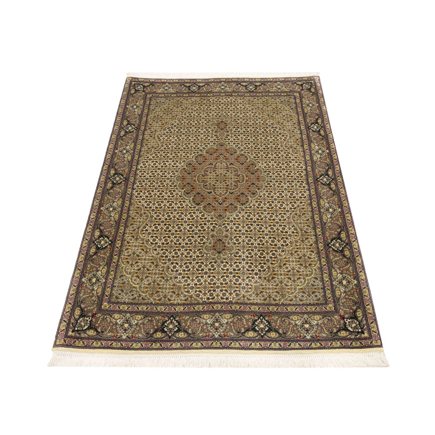 Perserteppich - Täbriz - Royal - 152 x 101 cm - olivgrün