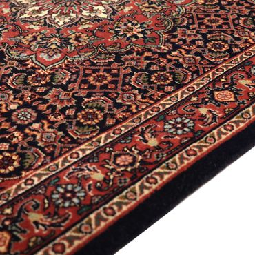 Perský koberec - Bijar - 131 x 79 cm - tmavě červená