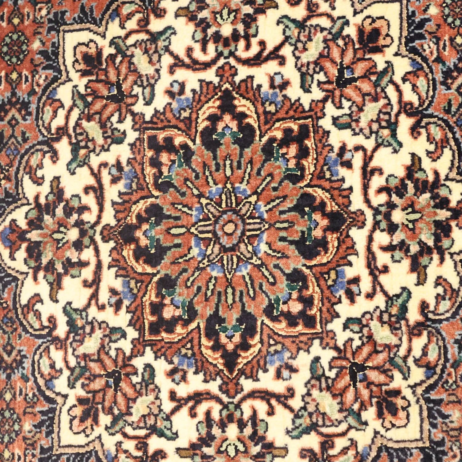 Persisk tæppe - Bijar - 144 x 70 cm - mørk beige