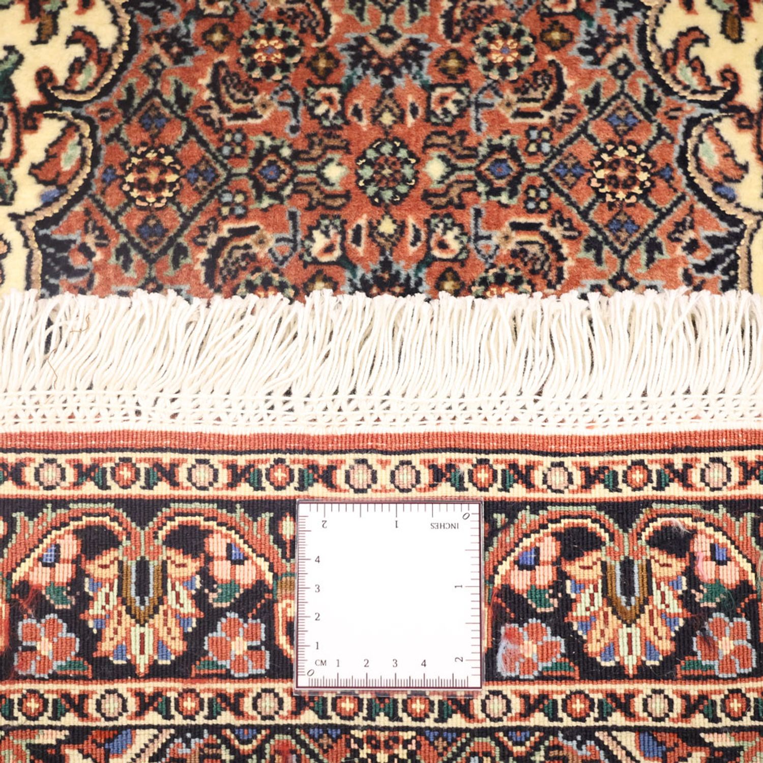 Persisk tæppe - Bijar - 144 x 70 cm - mørk beige