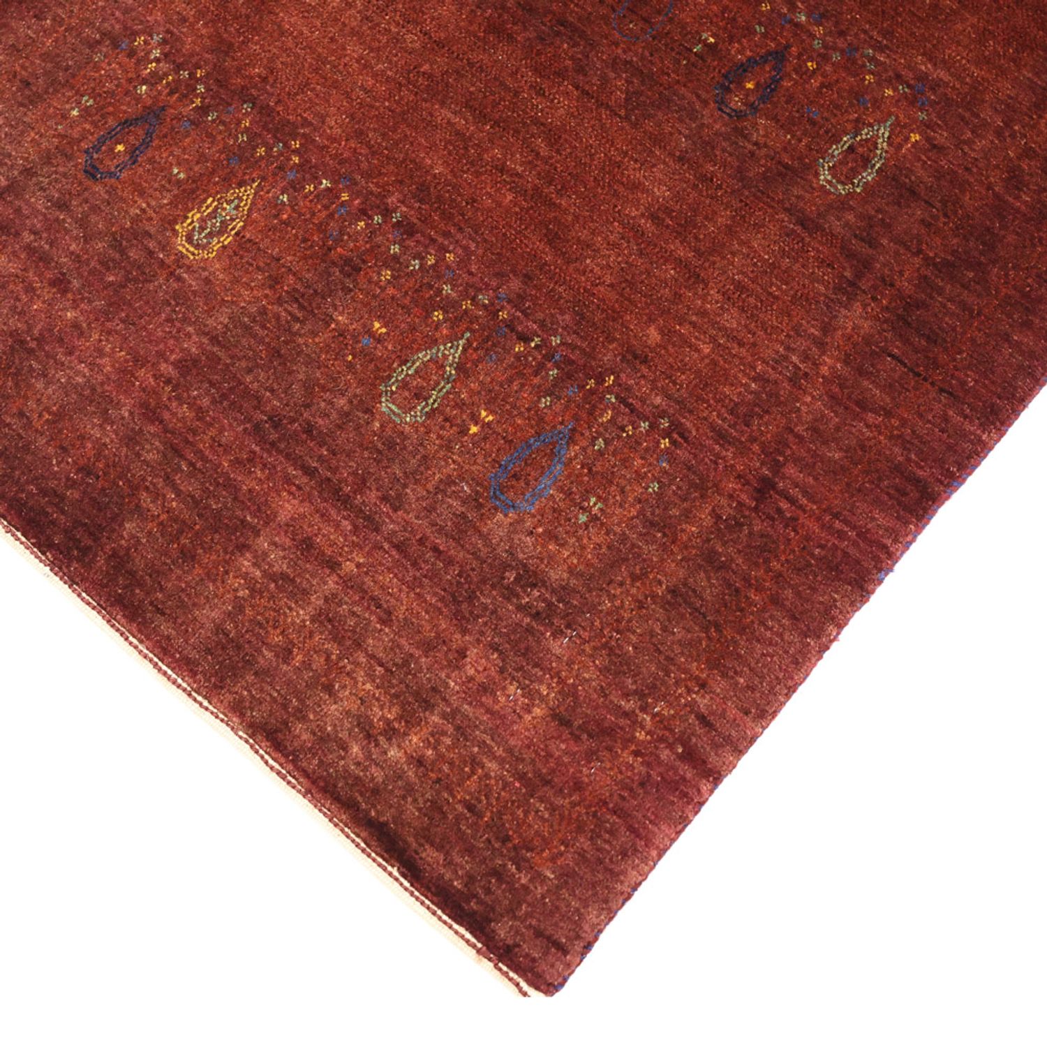 Gabbeh Rug - Kashkuli Perser - 155 x 80 cm - dark red