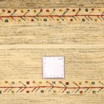 Gabbeh Rug - Kashkuli Perser - 130 x 81 cm - sand