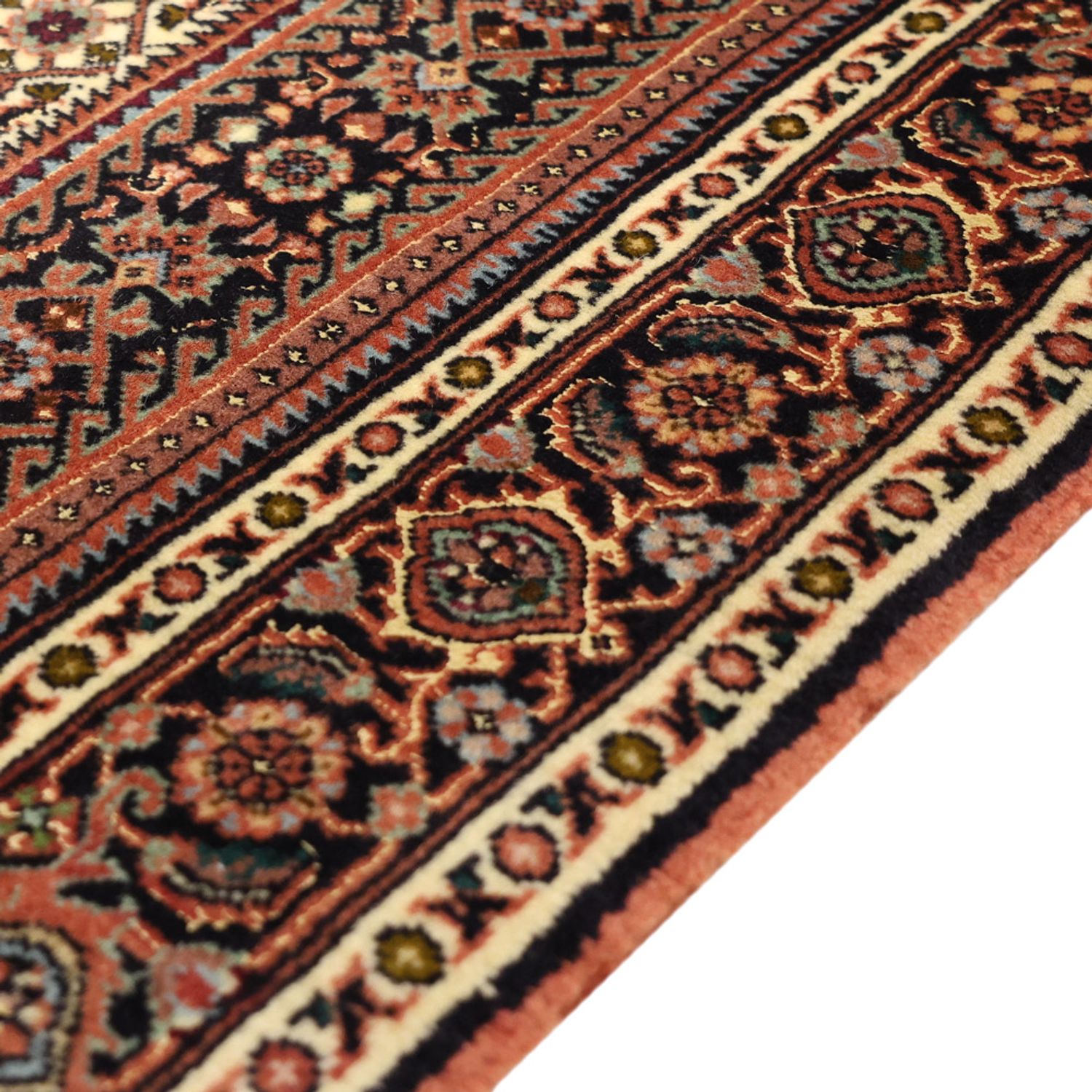 Persisk tæppe - Bijar - 134 x 70 cm - mørk beige