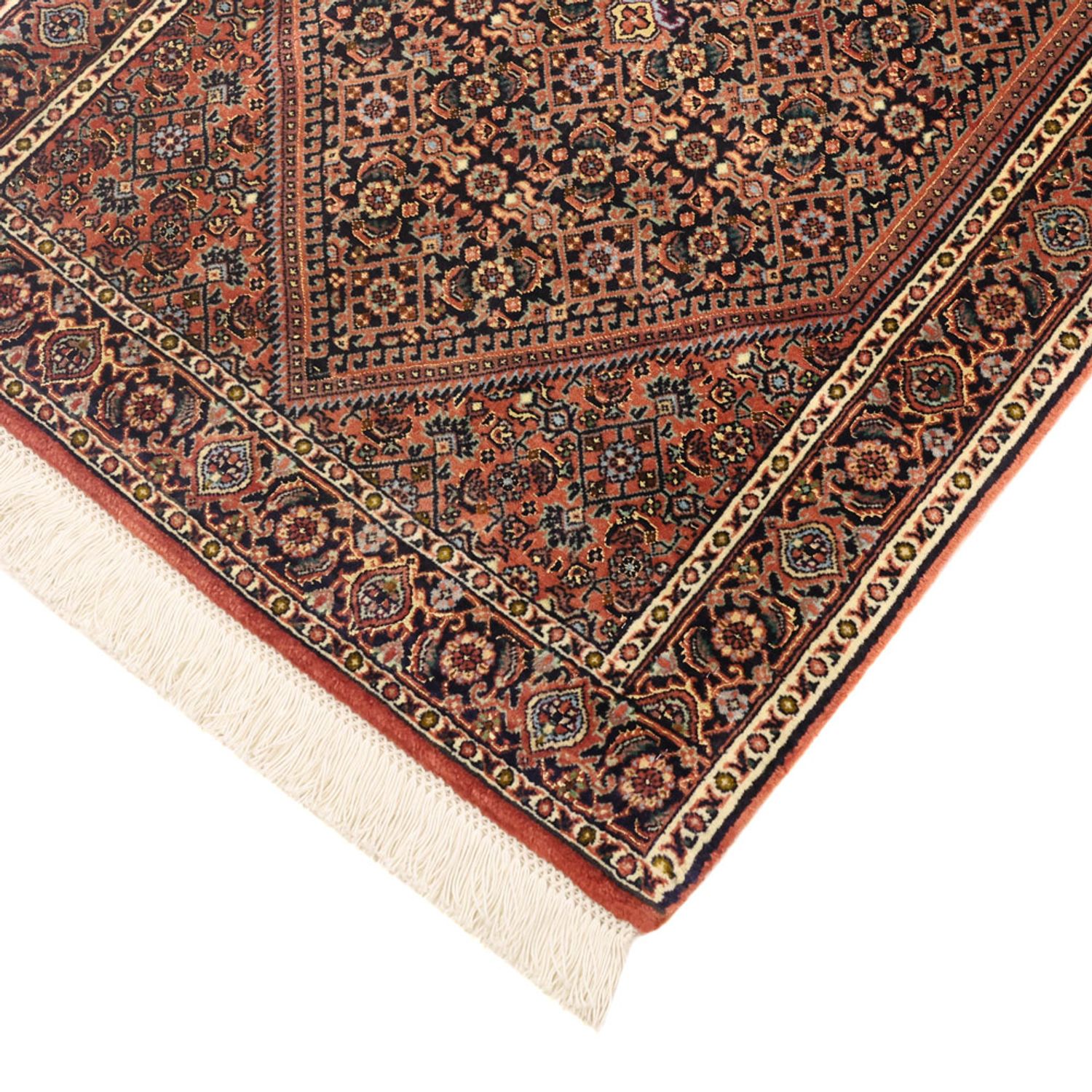Persisk tæppe - Bijar - 134 x 70 cm - mørk beige