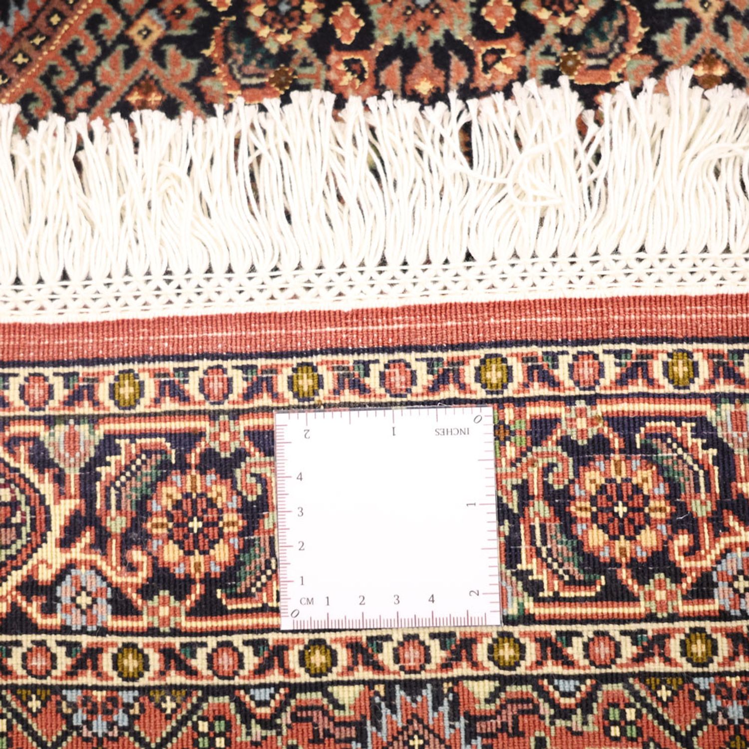Persisk tæppe - Bijar - 134 x 70 cm - mørk beige
