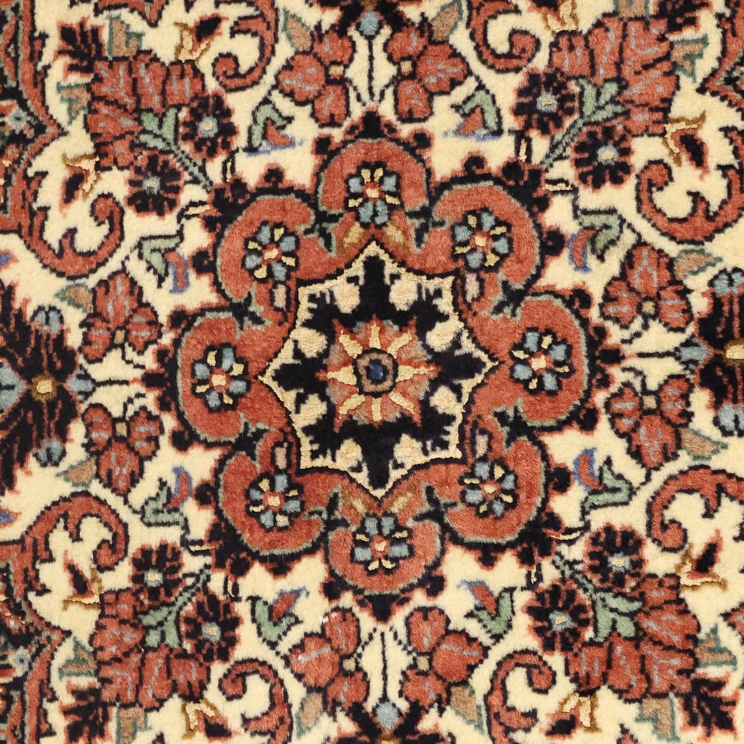 Persisk tæppe - Bijar - 138 x 72 cm - mørk beige