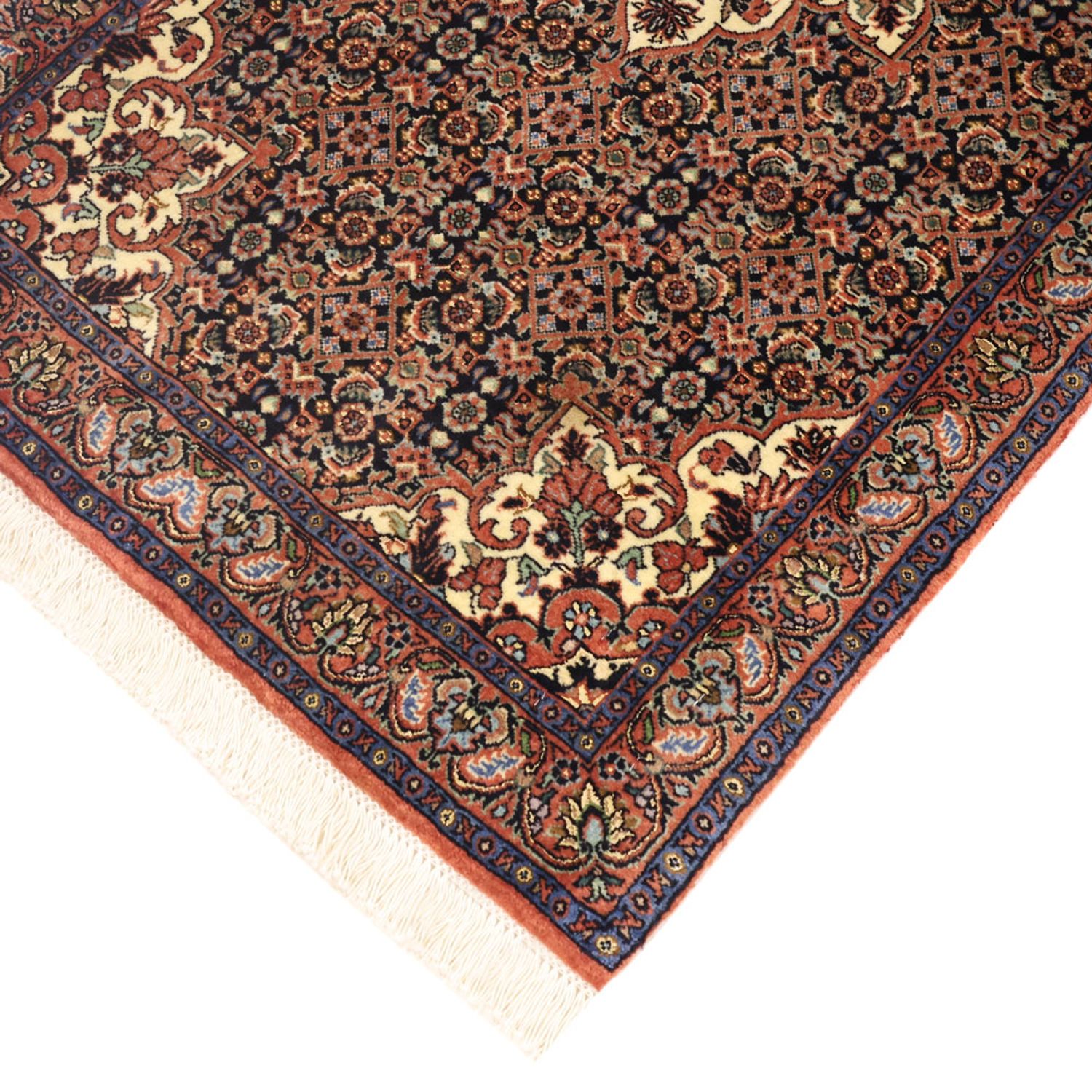 Persisk tæppe - Bijar - 138 x 72 cm - mørk beige