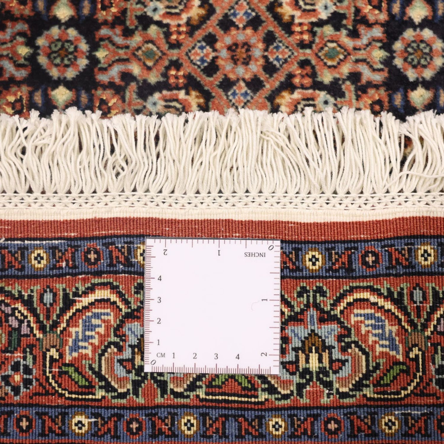 Persisk tæppe - Bijar - 138 x 72 cm - mørk beige