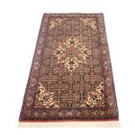 Persisk tæppe - Bijar - 138 x 72 cm - mørk beige