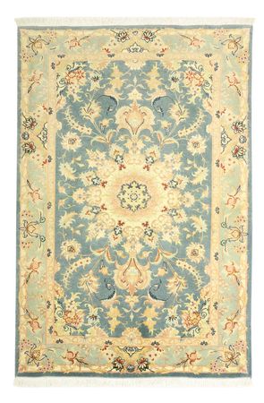 Perzisch tapijt - Tabriz - 119 x 81 cm - lichtblauw