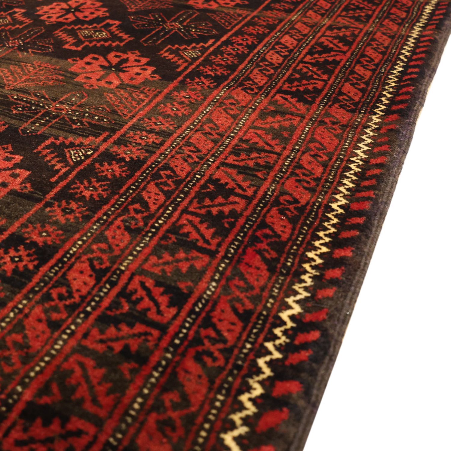 Runner Baluch-matta - 196 x 102 cm - flerfärgad