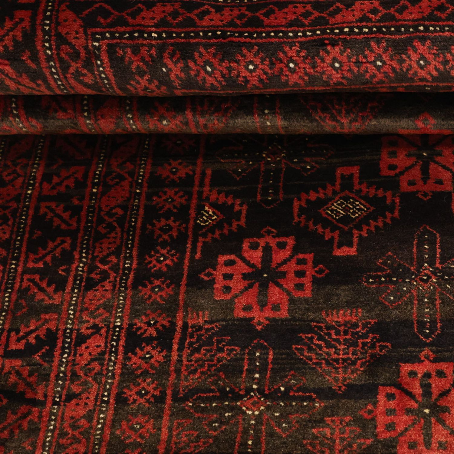 Runner Baluch-matta - 196 x 102 cm - flerfärgad