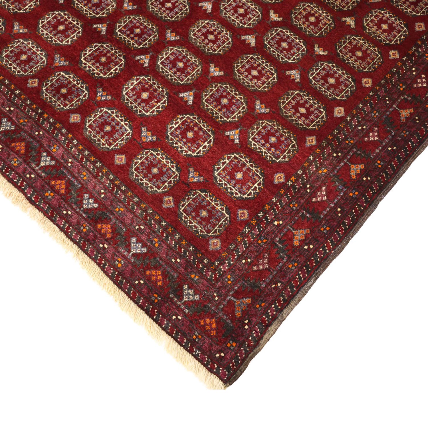 Runner Baluch-matta - 193 x 108 cm - mörkröd