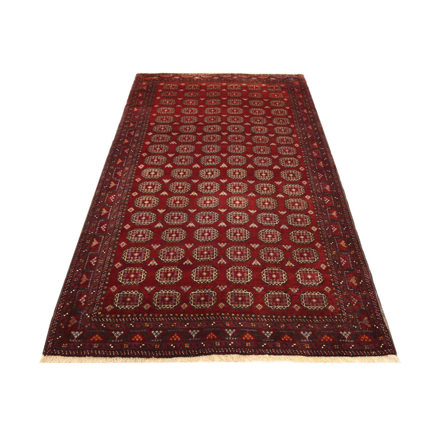 Runner Baluch-matta - 193 x 108 cm - mörkröd