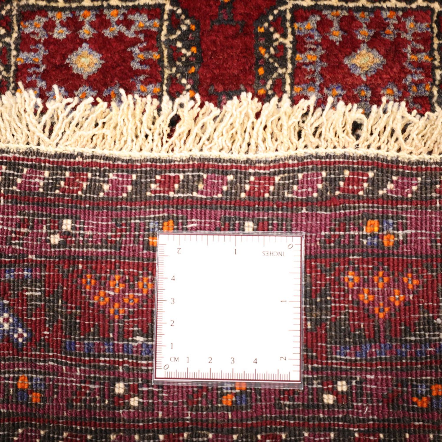 Runner Baluch-matta - 193 x 108 cm - mörkröd