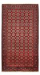 Runner Baluch-matta - 193 x 108 cm - mörkröd