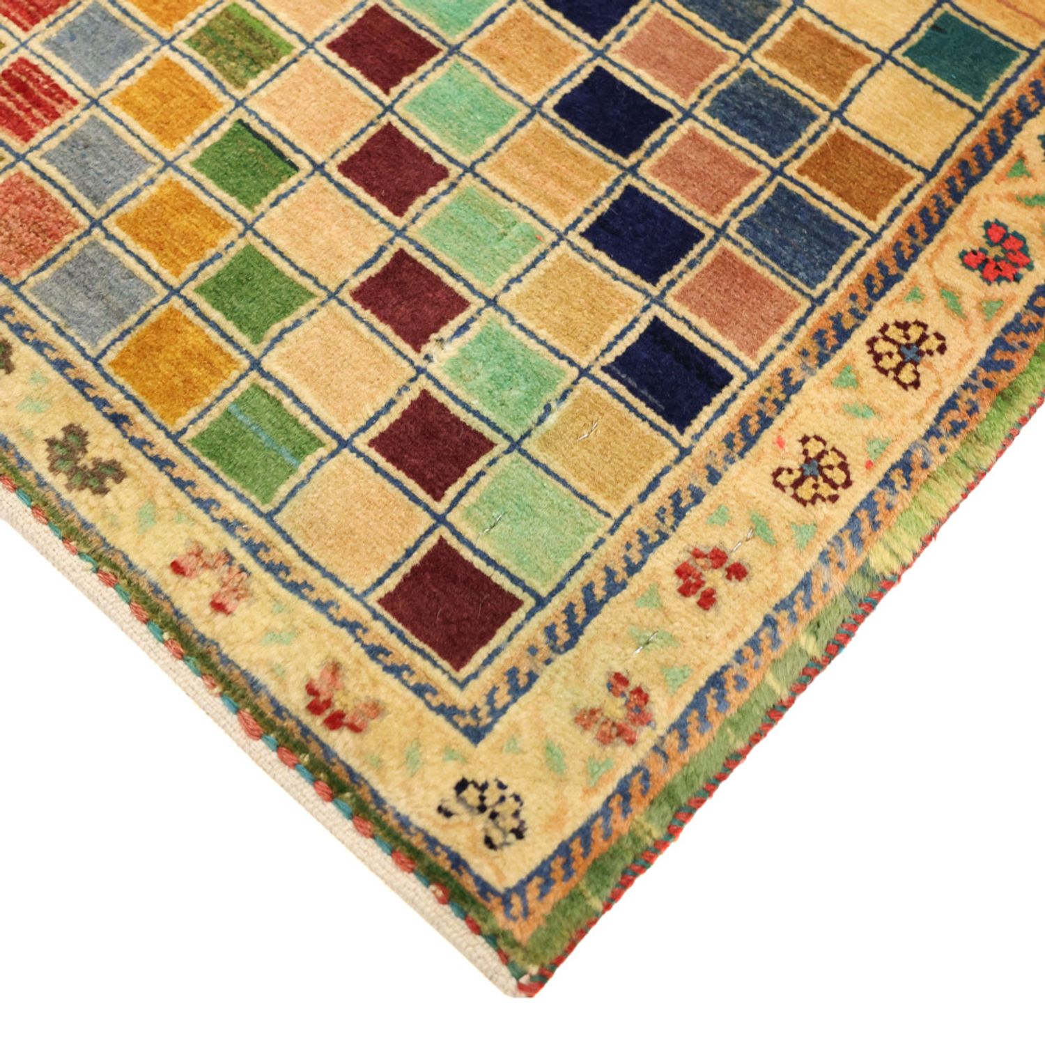Gabbeh Tapijt - Loribaft Perzisch - 117 x 79 cm - veelkleurig