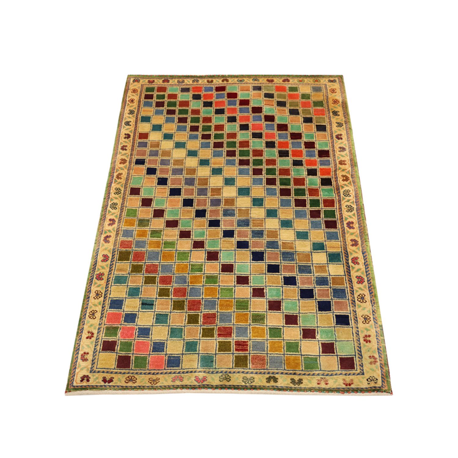 Gabbeh Tapijt - Loribaft Perzisch - 117 x 79 cm - veelkleurig