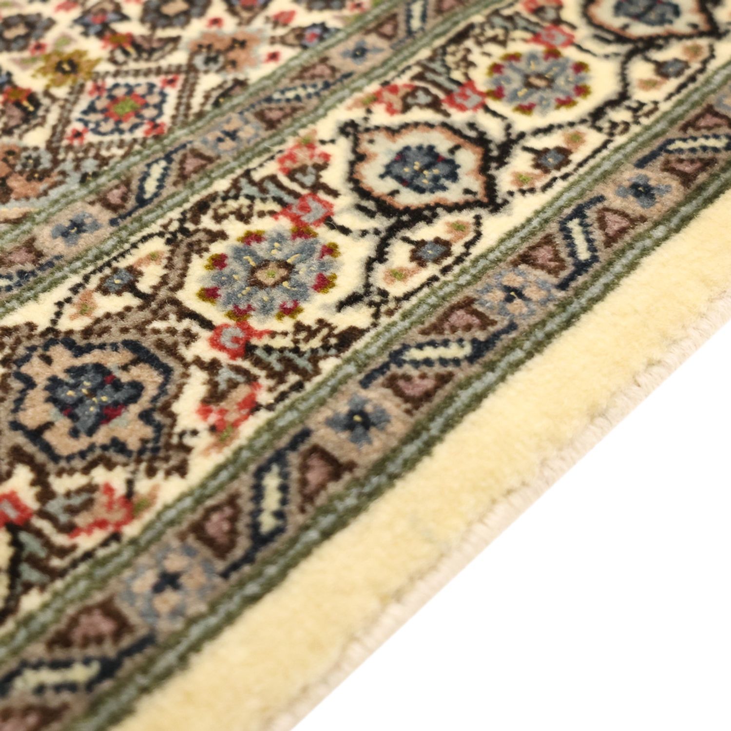 Perserteppich - Täbriz - Royal - 92 x 59 cm - dunkelbeige