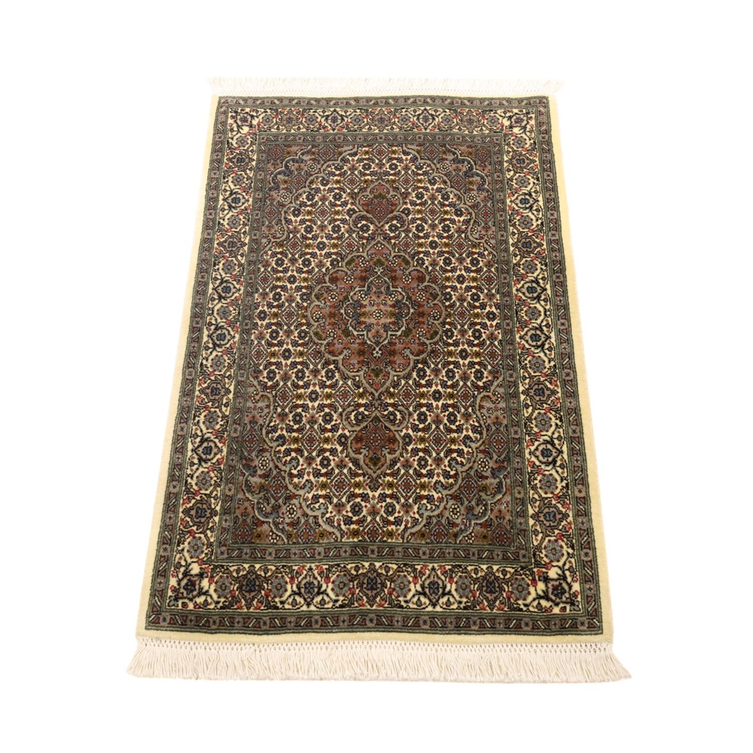 Perserteppich - Täbriz - Royal - 92 x 59 cm - dunkelbeige