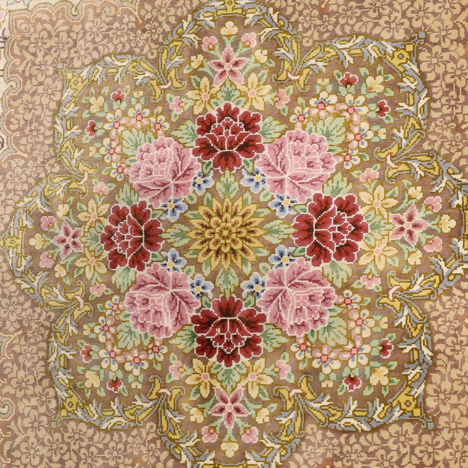 Perser Rug - Ghom - Royal - 165 x 101 cm - light beige