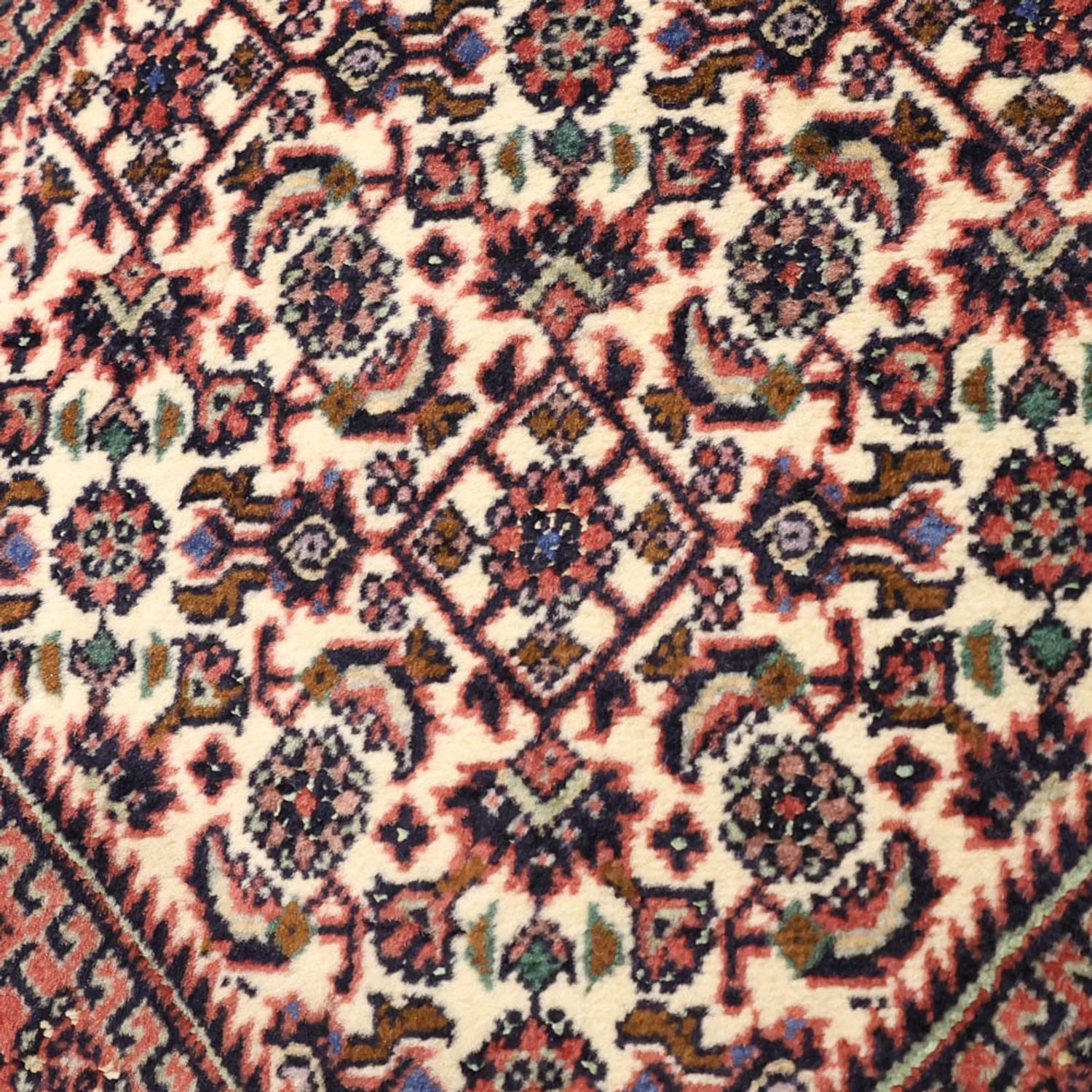 Perzisch tapijt - Bijar - 130 x 72 cm - roest