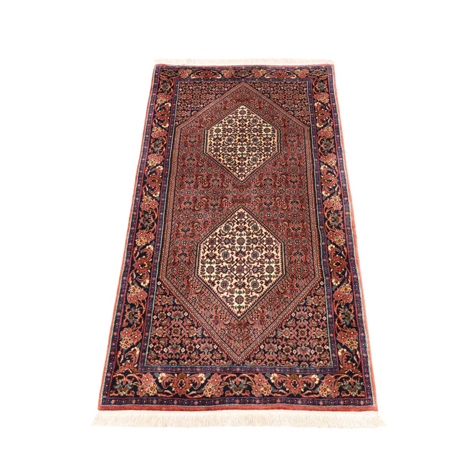 Perzisch tapijt - Bijar - 130 x 72 cm - roest