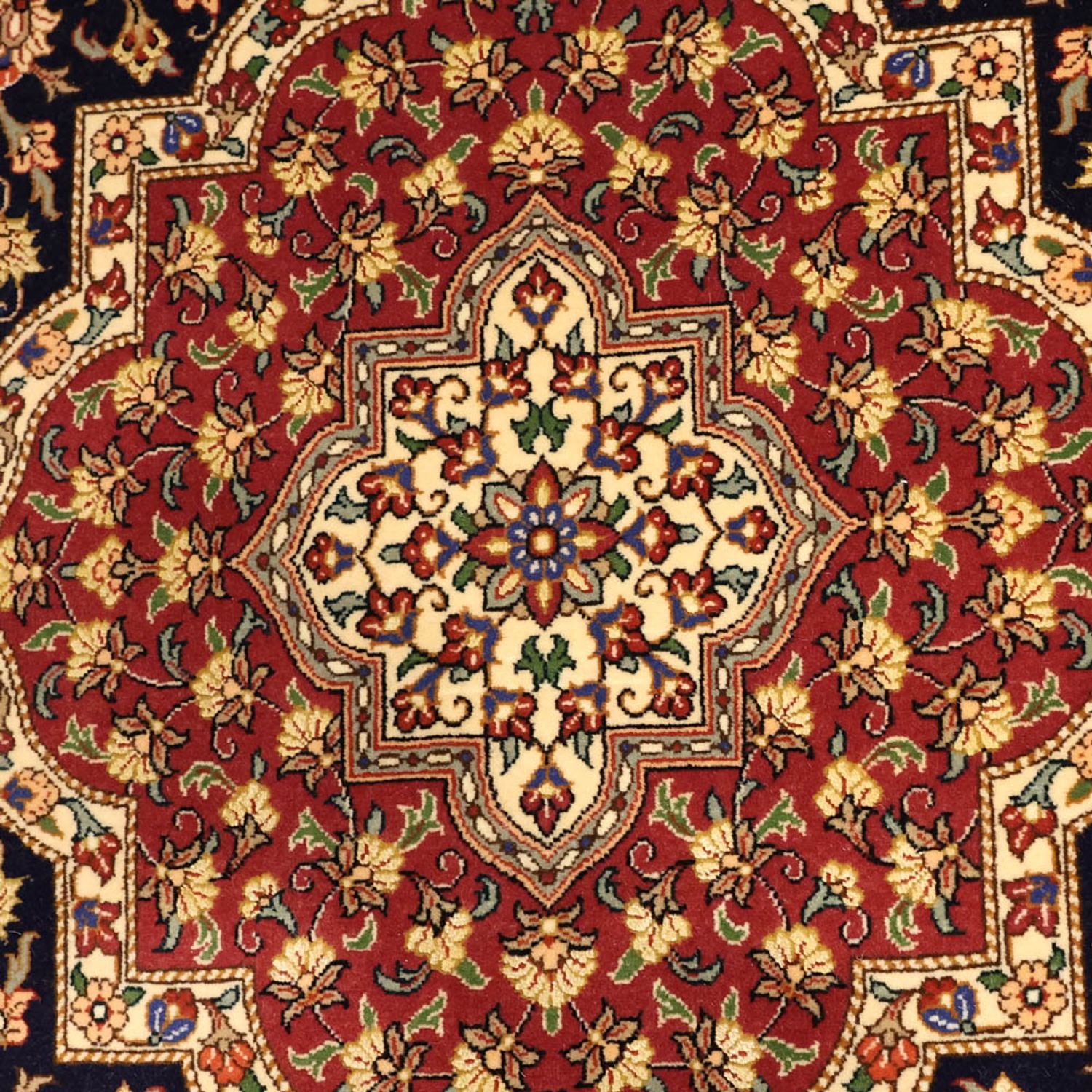 Perser Rug - Ghom - 154 x 100 cm - dark beige