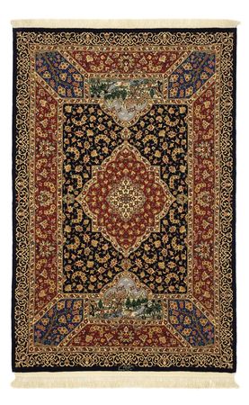 Perser Rug - Ghom - 154 x 100 cm - dark beige