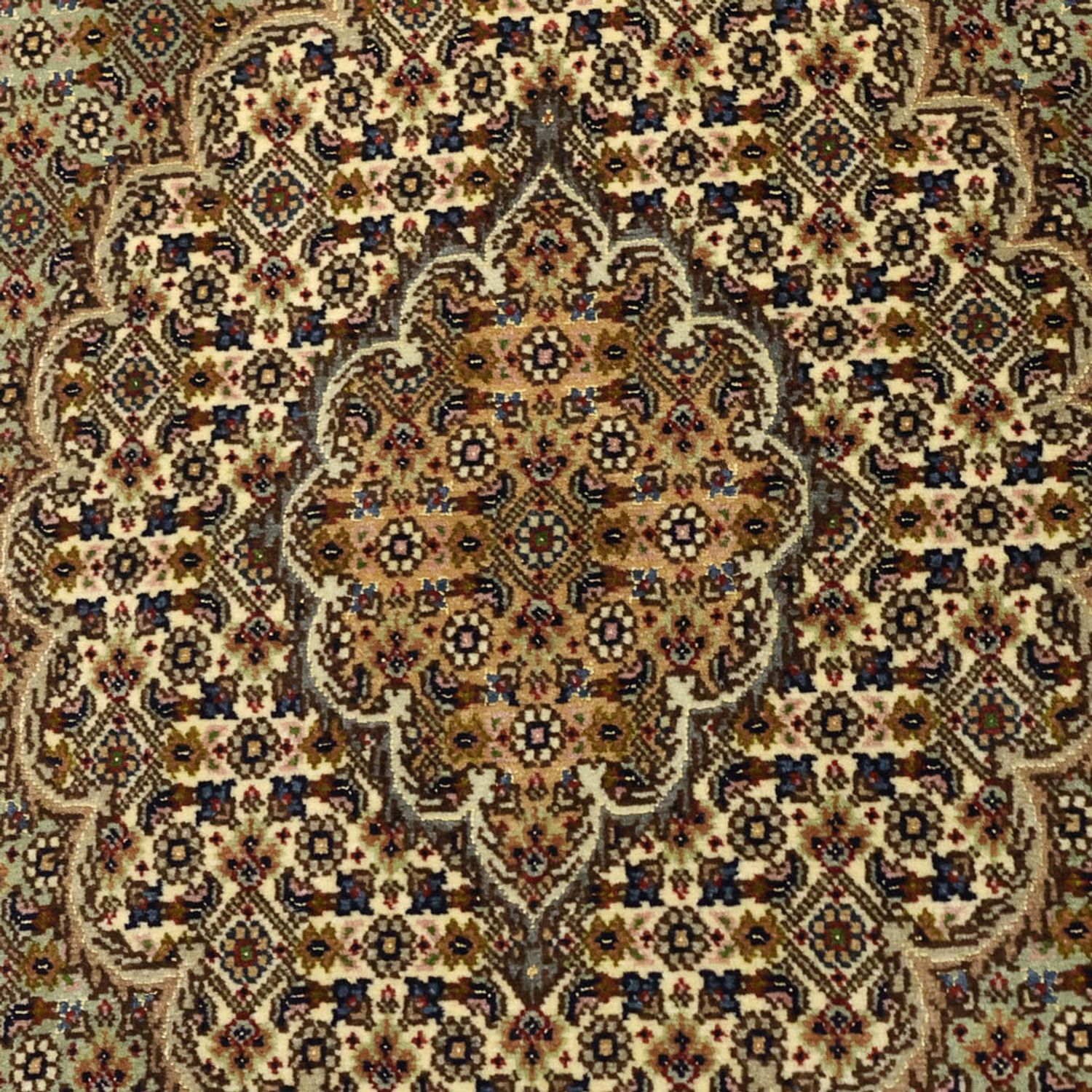 Perserteppich - Täbriz - Royal - 151 x 100 cm - olivgrün