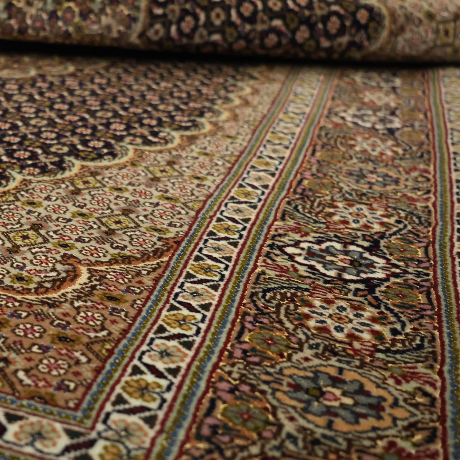 Perser Rug - Tabriz - Royal - 150 x 99 cm - dark beige
