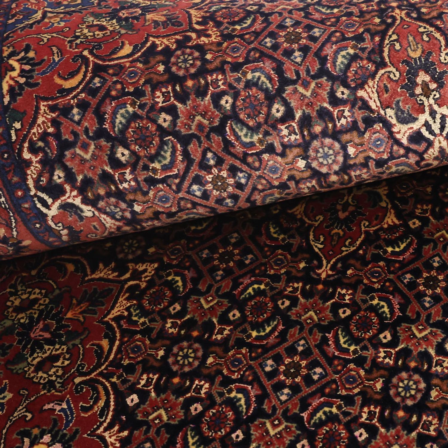 Perser Rug - Bidjar - 142 x 90 cm - dark red