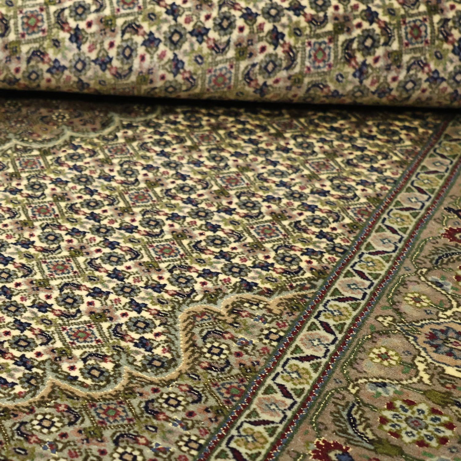 Perzisch tapijt - Tabriz - Royal - 148 x 105 cm - zand