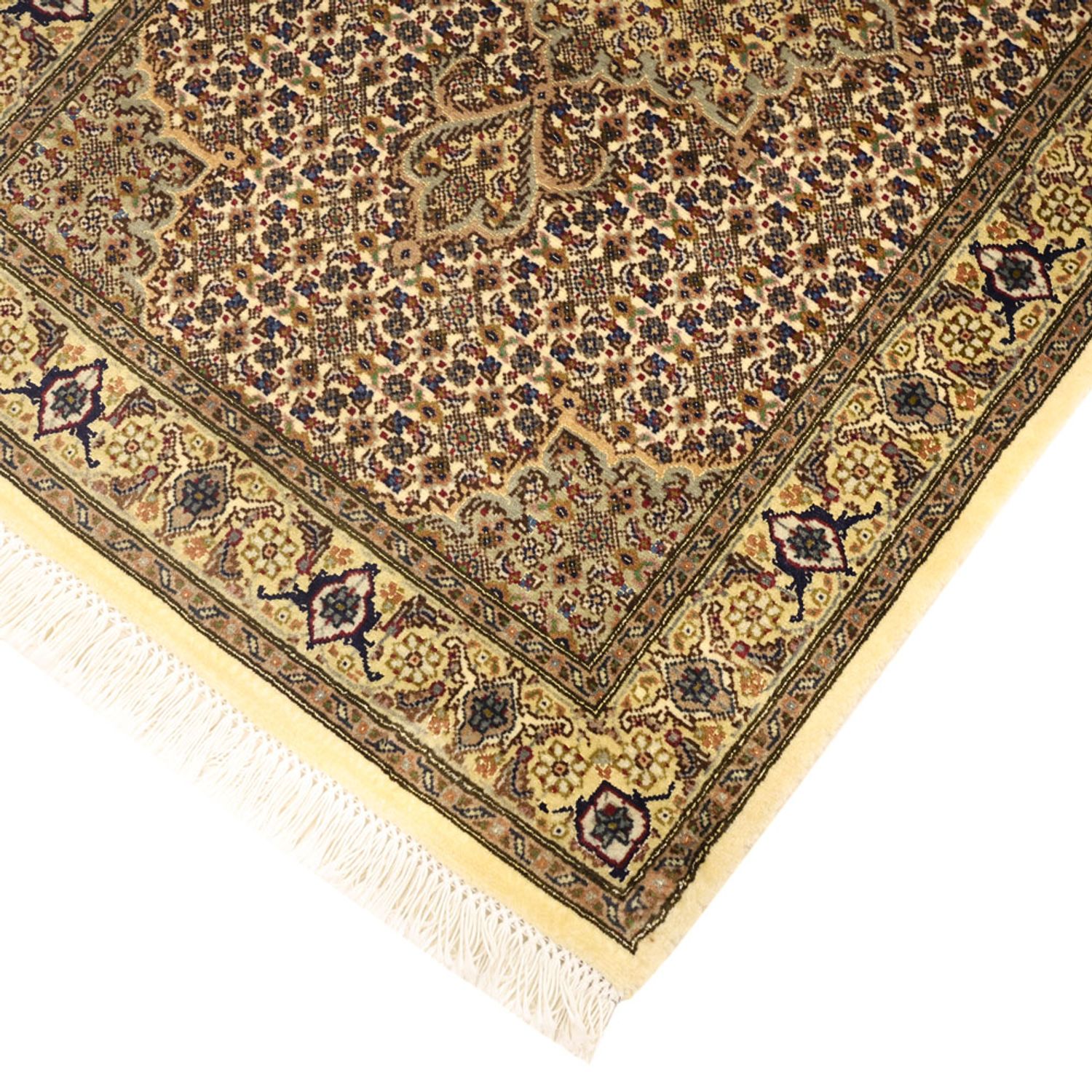 Persisk tæppe - Tabriz - Royal - 92 x 60 cm - olivengrøn