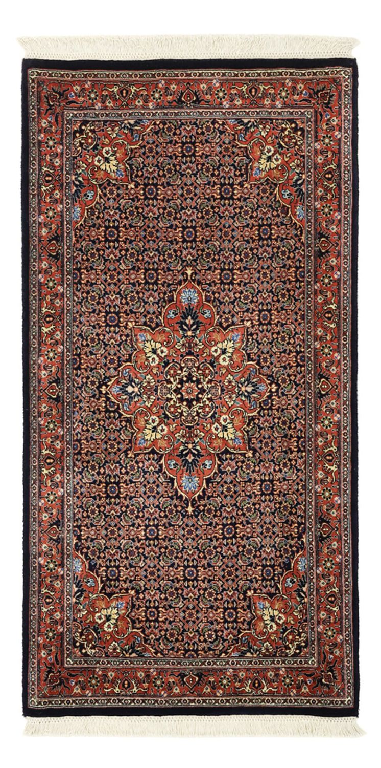 Dywan perski - Bijar - 144 x 75 cm - ciemna czerwień