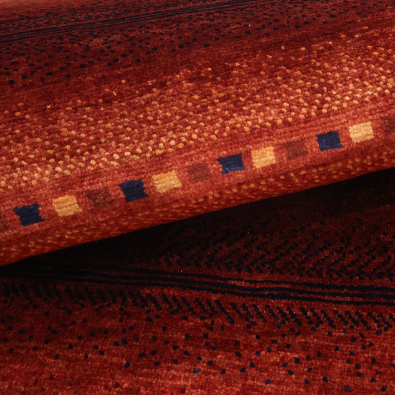 Gabbeh Rug - Kashkuli Perser - 103 x 79 cm - dark red
