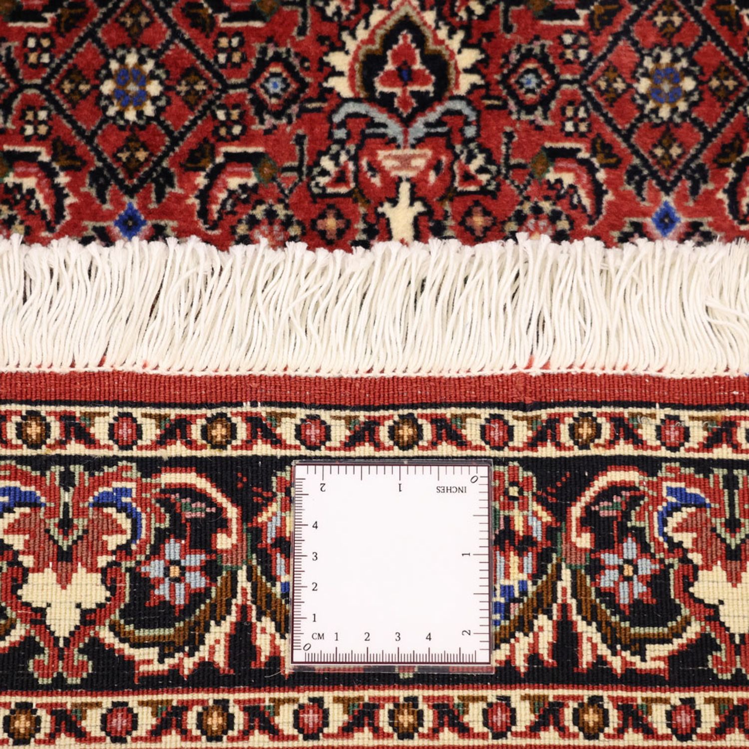 Dywan perski - Bijar - 144 x 73 cm - ciemna czerwień